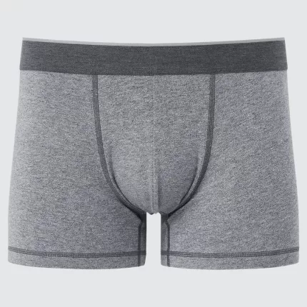 Uniqlo Supima Cotton Low Rise Boxer Underwear Men Grey