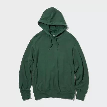 Uniqlo Sweat Pullover Men’s Hoodie Dark Green