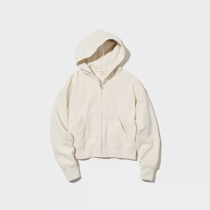 Uniqlo Sweat Zipped Women’s Hoodie White