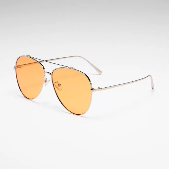 Uniqlo Teardrop Sunglasses Men Orange