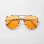 Uniqlo Teardrop Sunglasses Men Orange