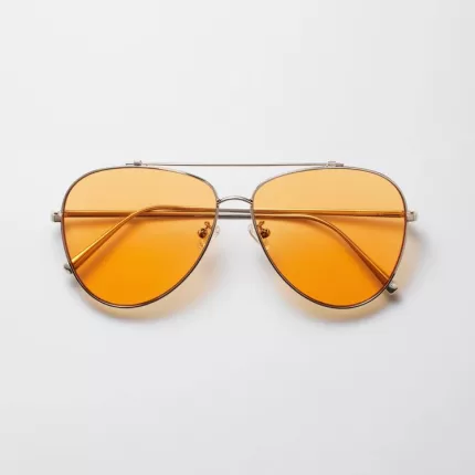 Uniqlo Teardrop Sunglasses Men Orange