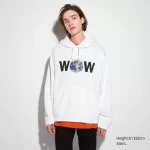 Uniqlo The Message Ut Printed Hoodie (Cali Dewitt) Men’s White