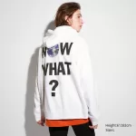 Uniqlo The Message Ut Printed Hoodie (Cali Dewitt) Men’s White