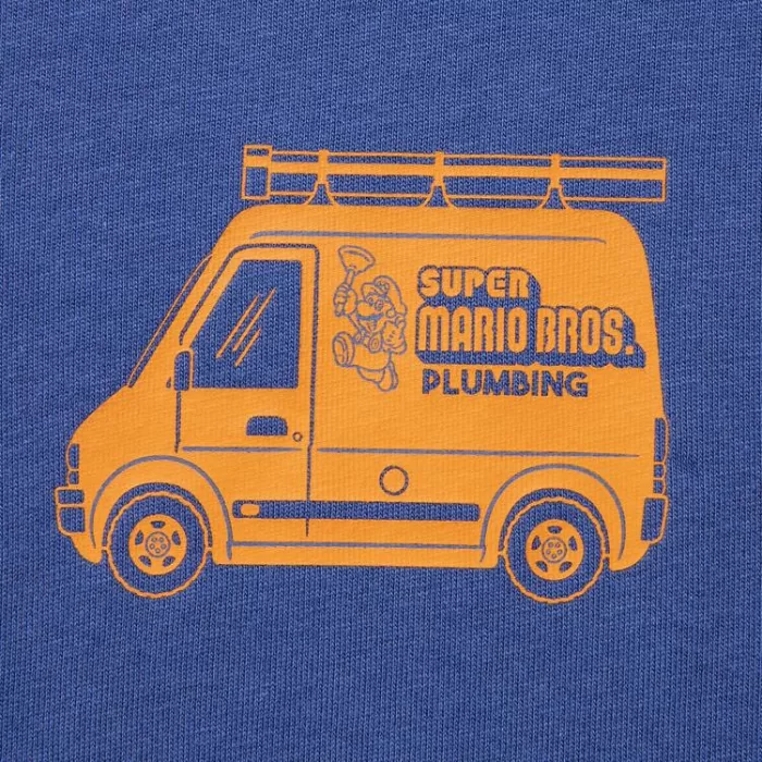 Uniqlo The Super Mario Bros Movie Ut Printed T-Shirt Kids Blue