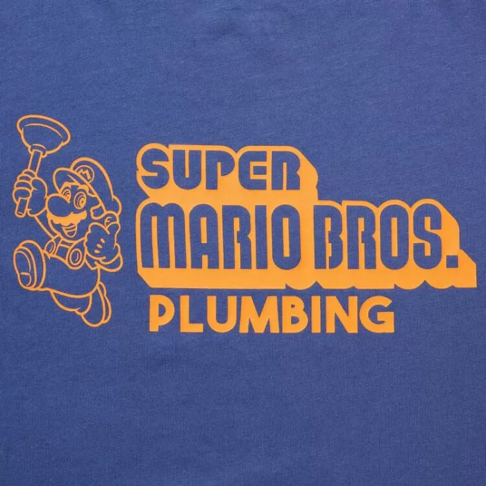 Uniqlo The Super Mario Bros Movie Ut Printed T-Shirt Kids Blue