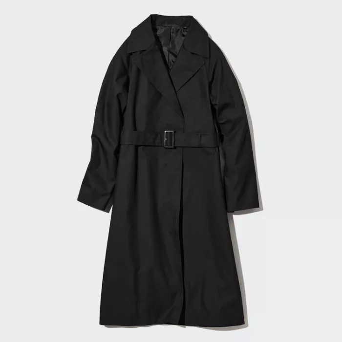 Uniqlo Trench Coats Women Black