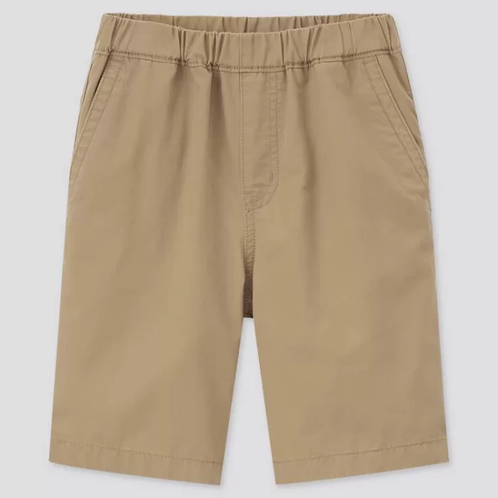 Uniqlo Twill Easy Shorts (2021 Season) Kids Beige