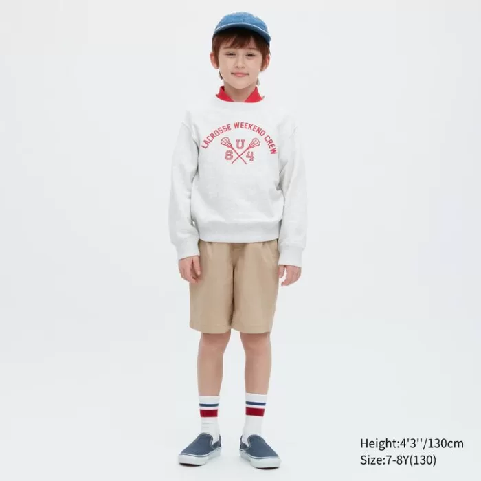 Uniqlo Twill Stretch Easy Shorts Boys Beige