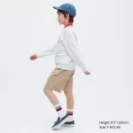 Uniqlo Twill Stretch Easy Shorts Boys Beige