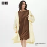 Uniqlo U 3/4 Sleeved Women’s Dress Brown