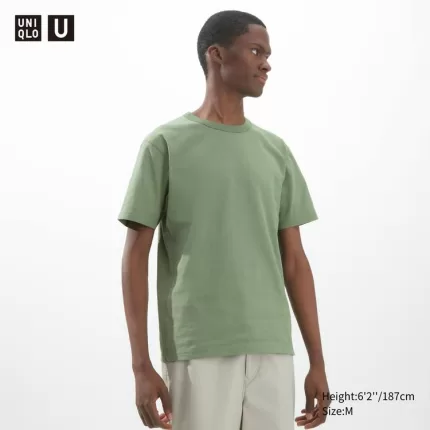 Uniqlo U Crew Neck T-shirt Men Green