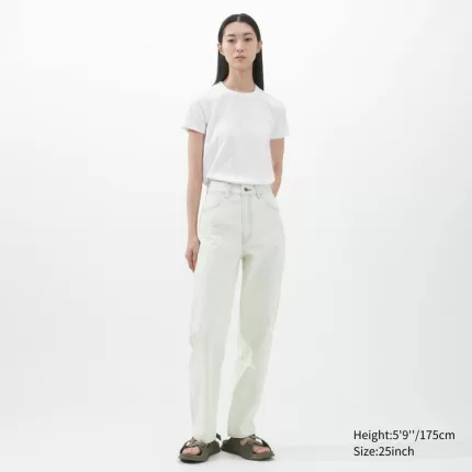 Uniqlo U Curved Women’s Jeans White