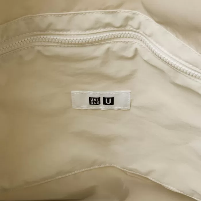 Uniqlo U Drawstring Shoulder Bags Men Beige