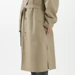 Uniqlo U Hooded Long Coats Women Khaki