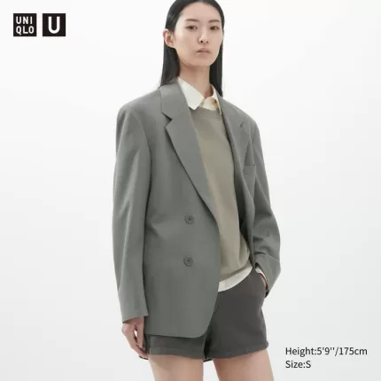 Uniqlo U Jersey Tailored Women’s Jackets Grey