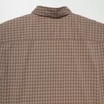 Uniqlo U Oversized Checked Casual Shirts for Men Grey