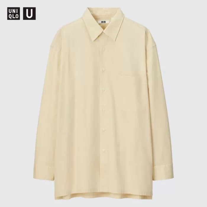 Uniqlo U Oversized Men’s Shirts Cream