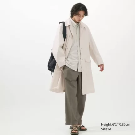 Uniqlo U Oversized Single Breasted Men’s Coats White