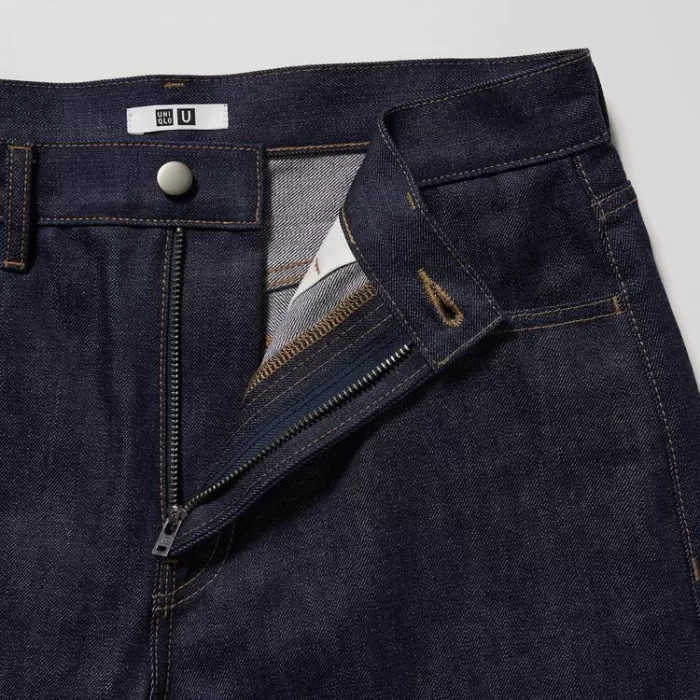 Uniqlo U Selvedge Regular Fit Men’s Jeans Navy Blue