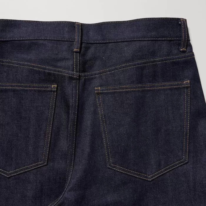 Uniqlo U Selvedge Regular Fit Men’s Jeans Navy Blue