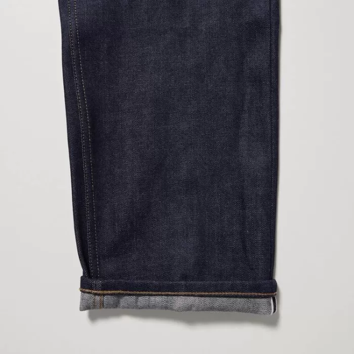 Uniqlo U Selvedge Regular Fit Men’s Jeans Navy Blue