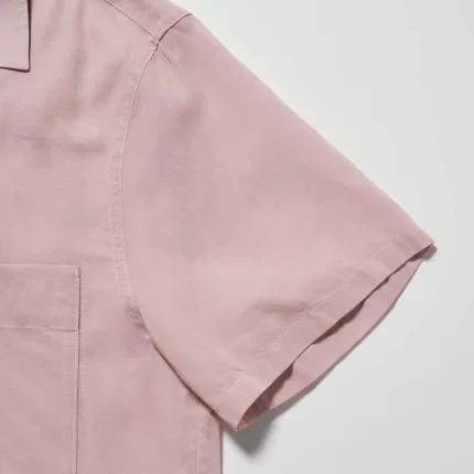 Uniqlo U Sheer Short Sleeved Women’s Shirts Pink