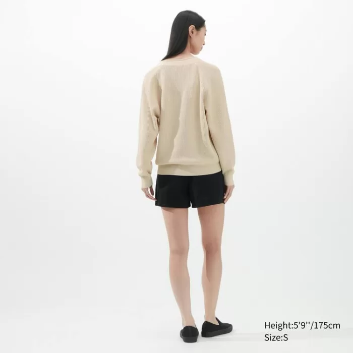 Uniqlo UV Neck Women’s Knitwear Beige