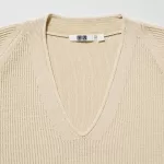 Uniqlo UV Neck Women’s Knitwear Beige