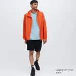 Uniqlo UV Protection 3D Cut Pocketable Men’s Anorak Orange