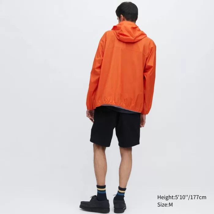 Uniqlo UV Protection 3D Cut Pocketable Men’s Anorak Orange