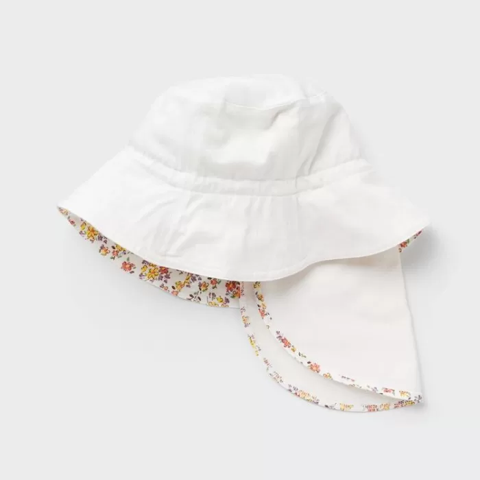 Uniqlo UV Protection Baby Hats White