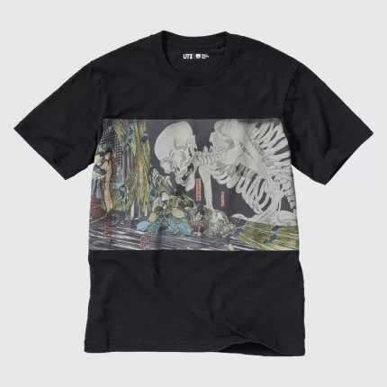 Uniqlo Ukiyo-e Archive Ut Printed T-shirt Men Black