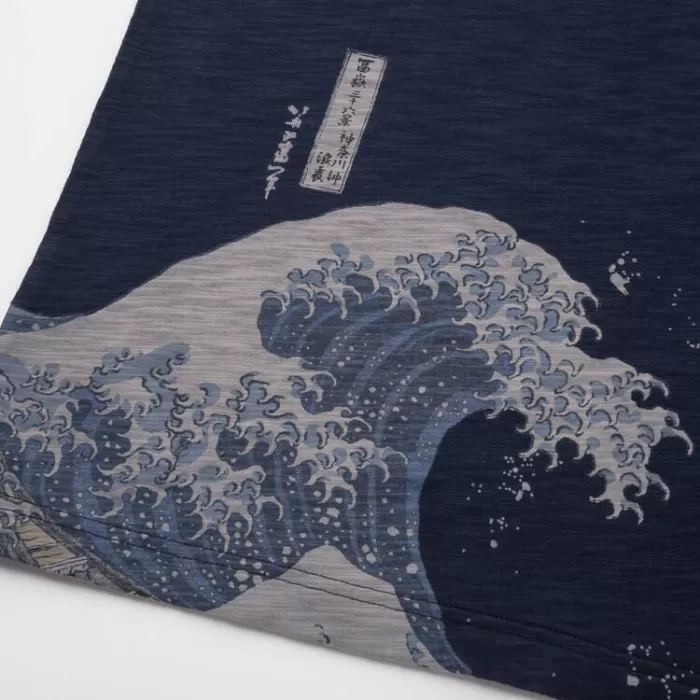 Uniqlo Ukiyo-e Archive Ut Printed T-shirt Men Navy Blue