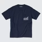 Uniqlo Ukiyo-e Archive Ut Printed T-shirt Men Navy Blue