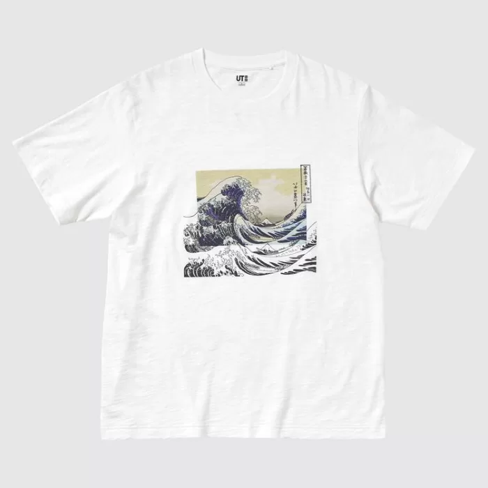 Uniqlo Ukiyo-e Masters Ut Printed Men’s White T-Shirt