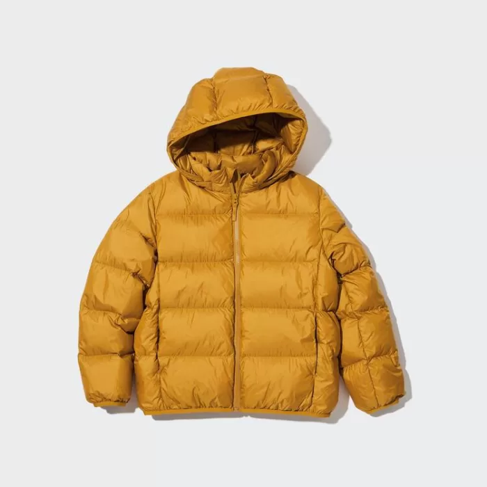 Uniqlo Ultra Light Down Hooded Anorak Kids Yellow