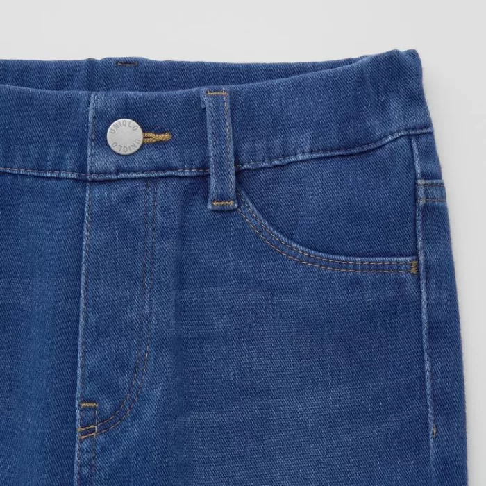 Uniqlo Ultra Stretch Denim Jeans (2021 Season) Kids Blue