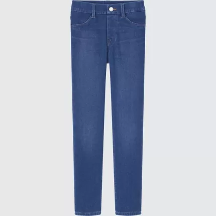 Uniqlo Ultra Stretch Denim Jeans (2021 Season) Kids Blue