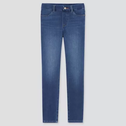 Uniqlo Ultra Stretch Denim Jeans (2021 Season) Kids Blue