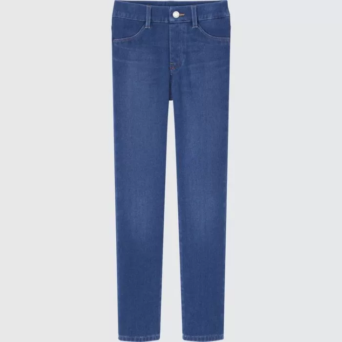 Uniqlo Ultra Stretch Denim Jeans (2021 Season) Kids Blue