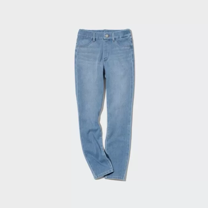 Uniqlo Ultra Stretch Denim Jeans (With Back Pockets) Boys Blue