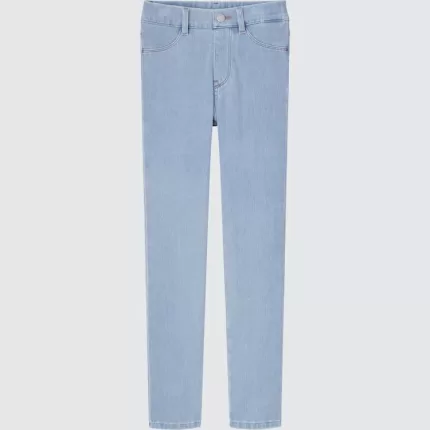 Uniqlo Ultra Stretch Denim Jogger Pants Boys Blue