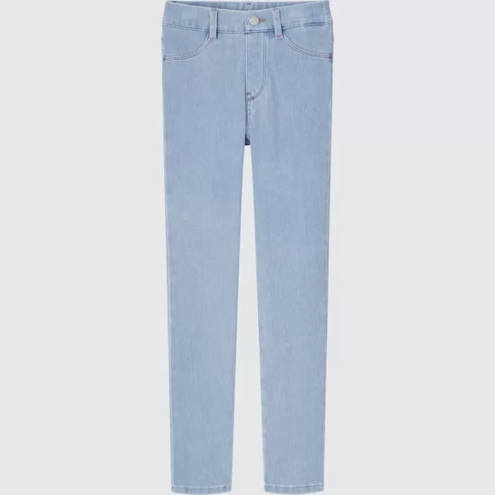 Uniqlo Ultra Stretch Denim Jogger Pants Boys Blue