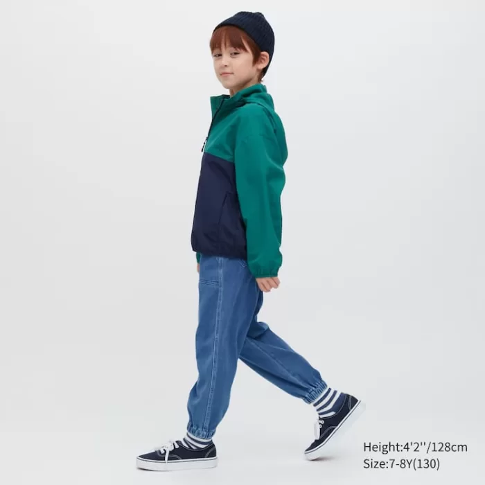 Uniqlo Ultra Stretch Denim Jogger Pants Boys Blue