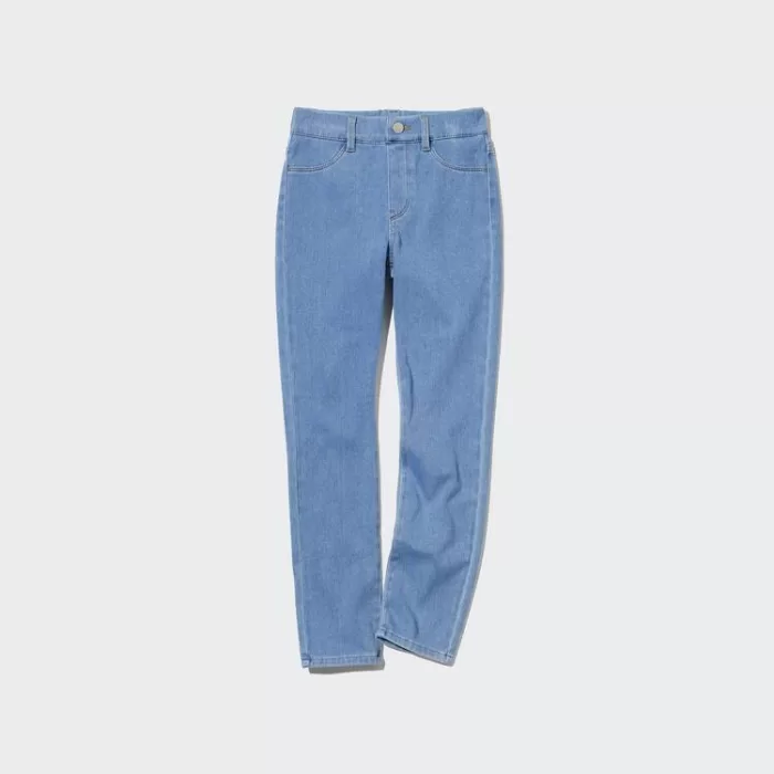 Uniqlo Ultra Stretch Denim Jogger Pants (With Back Pockets) Boys Blue