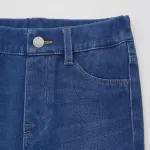 Uniqlo Ultra Stretch Denim Pants (2021 Season) Boys Blue