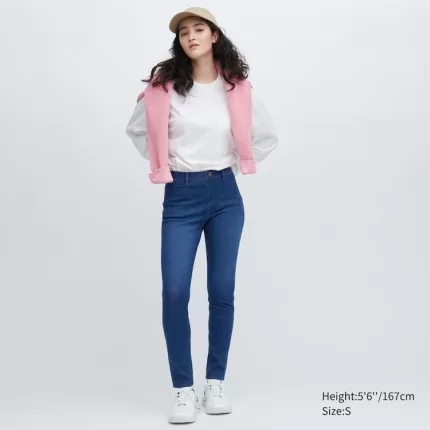 Uniqlo Ultra Stretch Denim Women’s Pants Blue