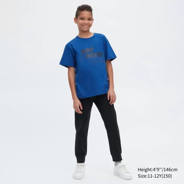 Uniqlo Ultra Stretch Dry-ex Active Jogger Pants Kids Black