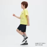 Uniqlo Ultra Stretch Dry-ex Crew Neck Short Sleeved T-shirt for Kids Yellow